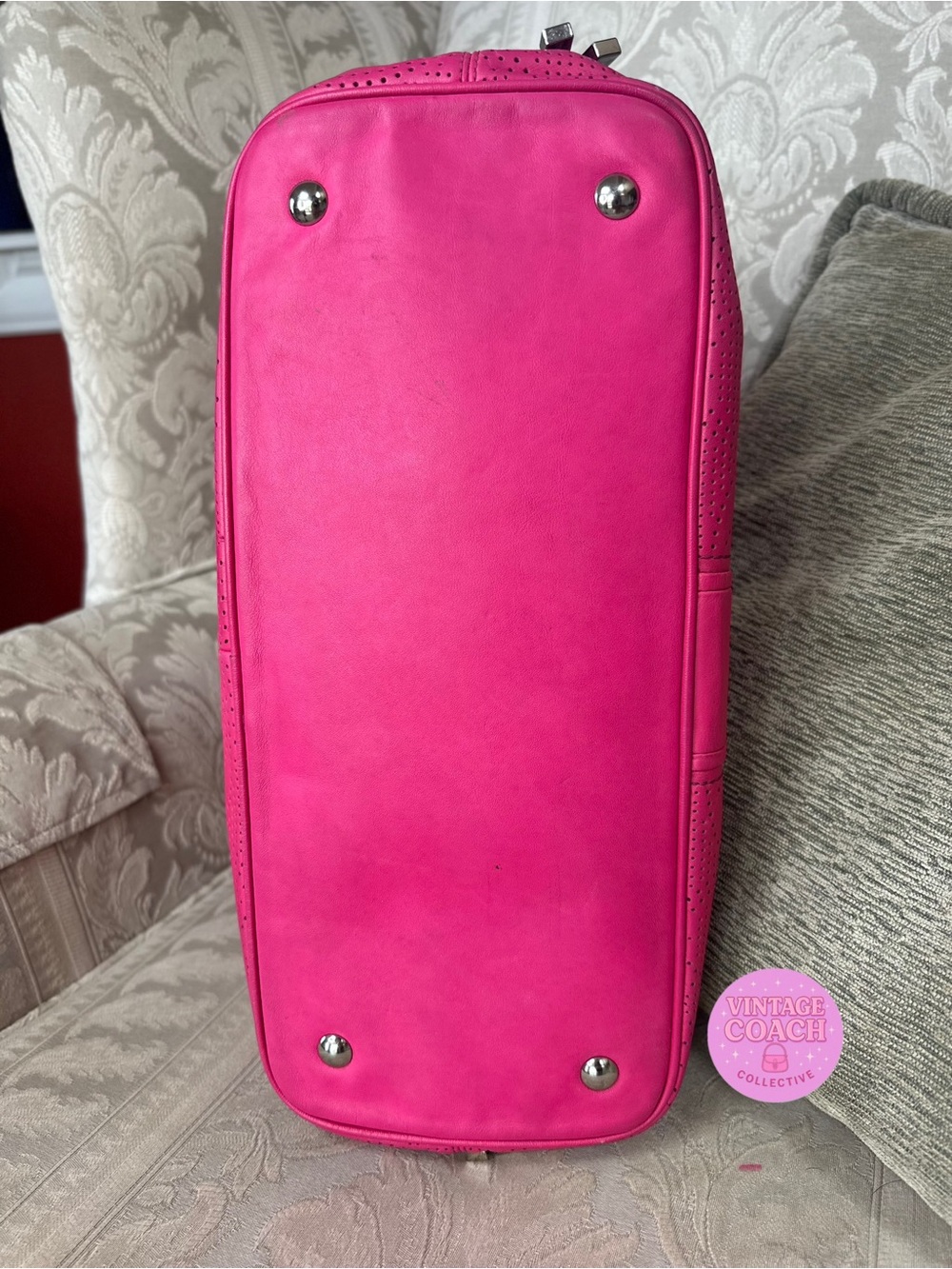 Coach pink shoulder bag - Picture 5 of 9